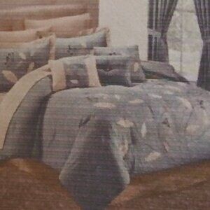 CADENZA 12PIECE COMFORTER SET/FULL SIZE COMPLETE BEDROOM ENSEMBLE